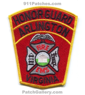 Arlington Fire EMS Department Honor Guard Patch (Virginia)
Scan By: PatchGallery.com
Keywords: dept.