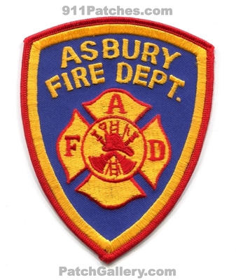 Asbury Community Fire Department Patch (Iowa)
Scan By: PatchGallery.com
Keywords: dept.