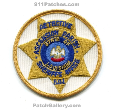 Ascension Parish Sheriffs Office Detective Patch (Louisiana)
Scan By: PatchGallery.com
Keywords: county co. department dept.