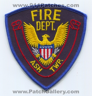 Ash Township Fire Department Patch (Michigan)
Scan By: PatchGallery.com
Keywords: twp. dept.
