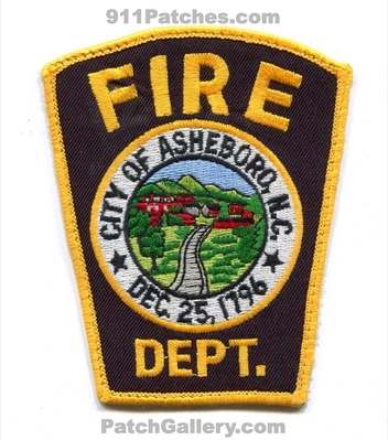 Asheboro Fire Department Patch (North Carolina)
Scan By: PatchGallery.com
Keywords: city of dept.
