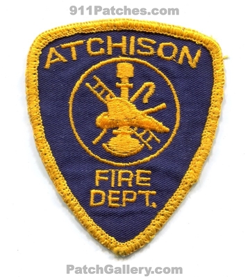 Atchison Fire Department Patch (Kansas)
Scan By: PatchGallery.com
Keywords: dept.