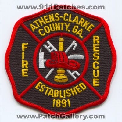 Athens Clarke County Fire Rescue Department (Georgia)
Scan By: PatchGallery.com
Keywords: co. dept. ga.