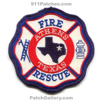Athens Fire Rescue Department Patch (Texas)
Scan By: PatchGallery.com
Keywords: dept.