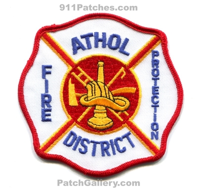 Athol Fire Protection District Patch (Idaho)
Scan By: PatchGallery.com
Keywords: prot. dist. department dept.