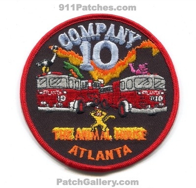 Atlanta Fire Department Company 10 Patch (Georgia)
Scan By: PatchGallery.com
Keywords: dept. afd co. station the animal house