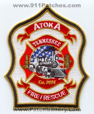 Atoka Fire Rescue Department Patch (Tennessee)
Scan By: PatchGallery.com
Keywords: dept. steam train railroad