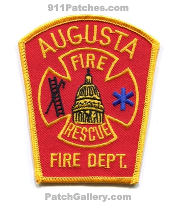 Augusta Fire Rescue Department Patch (Maine)
Scan By: PatchGallery.com
Keywords: dept.