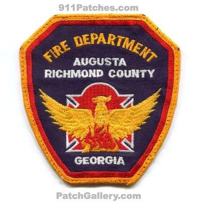 Augusta Richmond County Fire Department Patch (Georgia)
Scan By: PatchGallery.com
Keywords: co. dept.