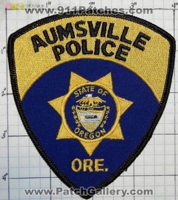 Aumsville Police Department (Oregon)
Thanks to swmpside for this picture.
Keywords: dept. ore.