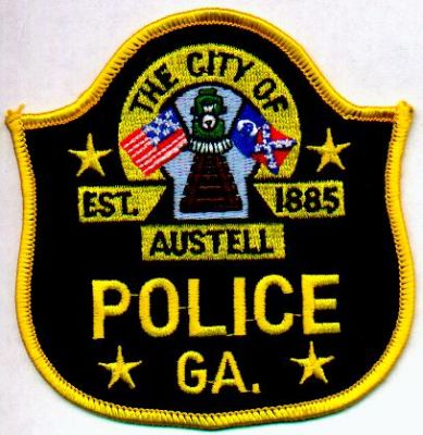Austell Police
Thanks to EmblemAndPatchSales.com for this scan.
Keywords: georgia the city of