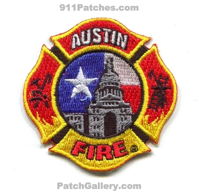 Austin Fire Department Patch (Texas) (Hat Size)
Scan By: PatchGallery.com
Keywords: dept.