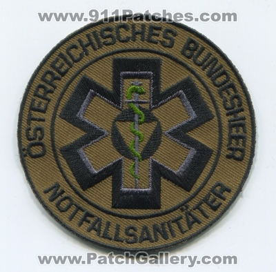 Austrian Armed Forces Emergency Paramedic Patch (Austria)
Scan By: PatchGallery.com
Keywords: osterreichisches bundesheer notfallsanitater
