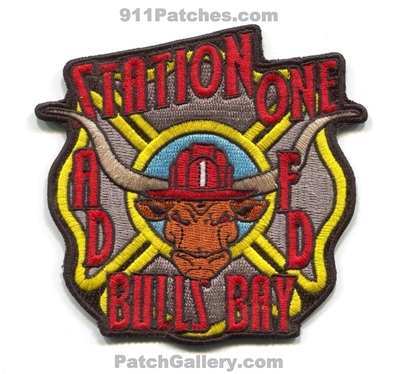 Awendaw Fire Department Station 1 Patch (South Carolina)
Scan By: PatchGallery.com
Keywords: dept. adfd one bullz bulls bay
