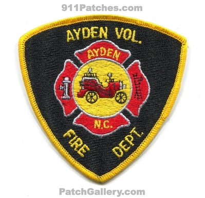 Ayden Volunteer Fire Department Patch (North Carolina)
Scan By: PatchGallery.com
Keywords: vol. dept.