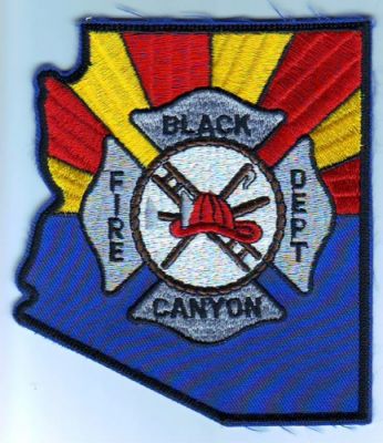 Black Canyon Fire Dept (Arizona)
Thanks to Dave Slade for this scan.
Keywords: department