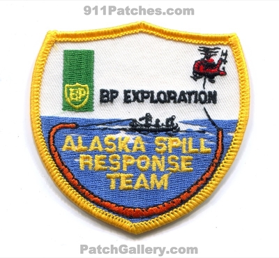 BP Exploration Spill Response Team Patch (Alaska)
Scan By: PatchGallery.com
Keywords: british petroleum oil gas industrial plant hazmat haz-mat fire
