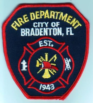 Bradenton Fire Department (Florida)
Thanks to Dave Slade for this scan.
Keywords: city of