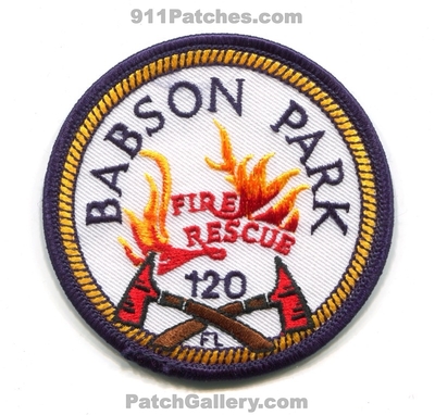 Babson Park Fire Rescue Department 120 Patch (Florida)
Scan By: PatchGallery.com
Keywords: dept.