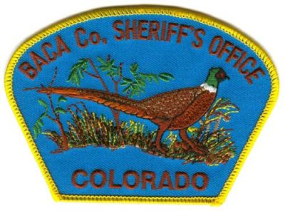 Baca County Sheriff's Office (Colorado)
Scan By: PatchGallery.com
Keywords: sheriffs