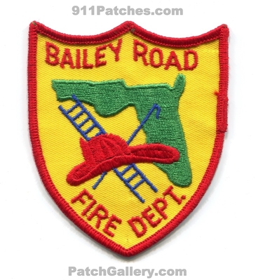 Bailey Road Fire Department Patch (Florida)
Scan By: PatchGallery.com
Keywords: dept.