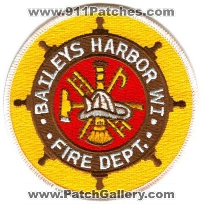 Baileys Harbor Fire Department Patch (Wisconsin)
Scan By: PatchGallery.com
Keywords: dept.