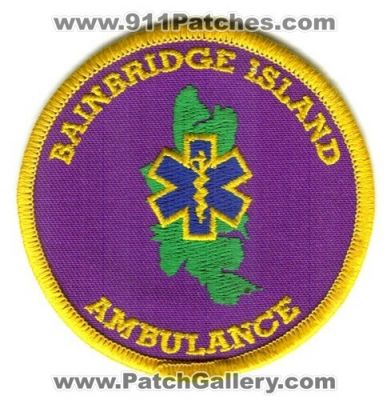 Bainbridge Island Ambulance (Washington)
Scan By: PatchGallery.com
Keywords: ems emt paramedic