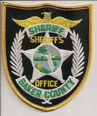 Baker County Sheriff's Office
Thanks to EmblemAndPatchSales.com for this scan.
Keywords: florida sheriffs