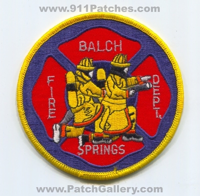 Balch Springs Fire Department Patch (Texas)
Scan By: PatchGallery.com
Keywords: dept.