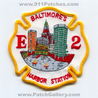 Baltimore City Fire Department BCFD Engine 2 Patch (Maryland)
Scan By: PatchGallery.com
Keywords: b.c.f.d. dept. company co. station e2 baltimores harbor