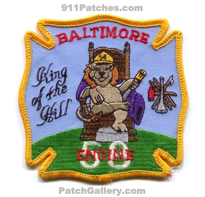 Baltimore City Fire Department Engine 58 Patch (Maryland)
Scan By: PatchGallery.com
Keywords: dept. bcfd b.c.f.d. company co. station king of the hill