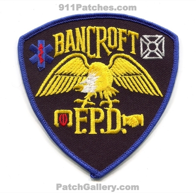Bancroft Fire Protection District Patch (Colorado) (Defunct)
[b]Scan From: Our Collection[/b]
Now West Metro Fire Rescue
Keywords: prot. dist. fpd department dept.