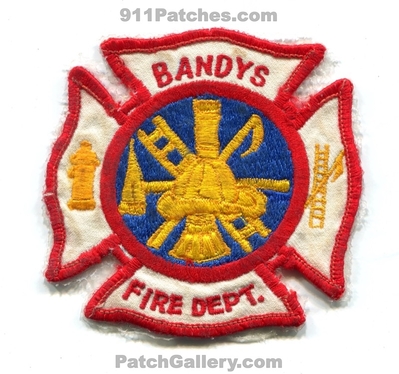 Bandys Fire Department Patch (North Carolina)
Scan By: PatchGallery.com
Keywords: dept.