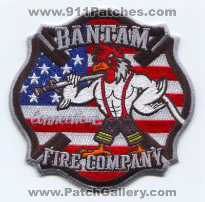 Bantam Fire Company Patch (Connecticut)
Scan By: PatchGallery.com
Keywords: co. department dept.