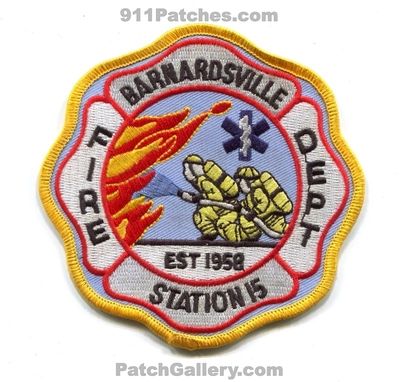 Barnardsville Fire Department Station 5 Patch (North Carolina)
Scan By: PatchGallery.com
Keywords: dept. est 1958