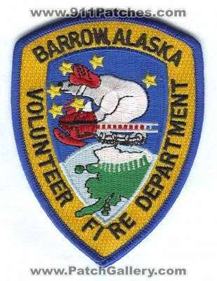 Barrow Volunteer Fire Department Patch (Alaska)
Scan By: PatchGallery.com
Keywords: vol. dept.