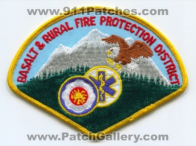 Basalt and Rural Fire Protection District Patch (Colorado)
[b]Scan From: Our Collection[/b]
Keywords: & prot. dist. department dept.