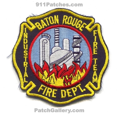 Baton Rouge Fire Department Industrial Fire Team Patch (Louisiana)
Scan By: PatchGallery.com
Keywords: dept. plant