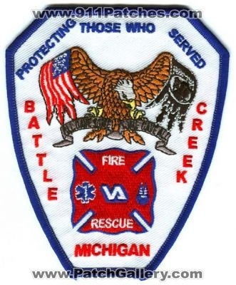 Battle Creek Veterans Affairs Medical Center Fire Rescue Patch (Michigan)
[b]Scan From: Our Collection[/b]
Keywords: va