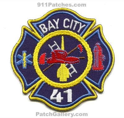Bay City Fire Department 41 Patch (Oregon)
Scan By: PatchGallery.com
Keywords: dept.