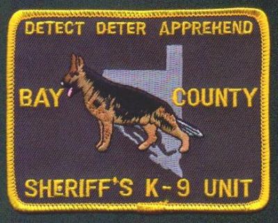 Bay County Sheriff's K-9 Unit
Thanks to EmblemAndPatchSales.com for this scan.
Keywords: florida sheriffs k9