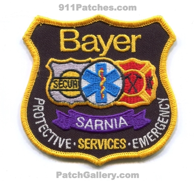 Bayer Sarnia Protective Emergency Services Fire EMS Security Patch (Canada)
Scan By: PatchGallery.com
Keywords: es department dept. response team ert