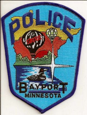Bayport Police
Thanks to EmblemAndPatchSales.com for this scan.
Keywords: minnesota