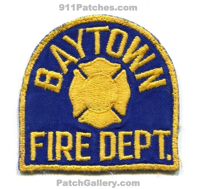 Baytown Fire Department Patch (Texas)
Scan By: PatchGallery.com
Keywords: dept.