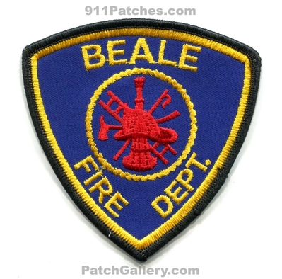 Beale Air Force Base AFB Fire Department USAF Military Patch (California)
Scan By: PatchGallery.com
Keywords: a.f.b. dept. u.s.a.f.