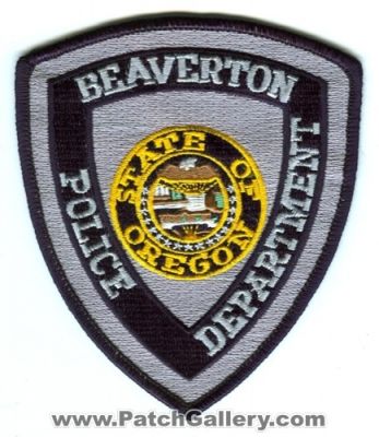 Beaverton Police Department (Oregon)
Scan By: PatchGallery.com

