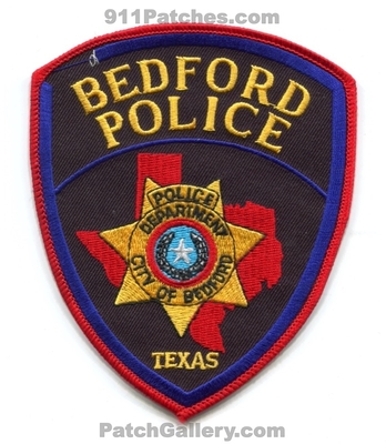 Bedford Police Department Patch (Texas)
Scan By: PatchGallery.com
Keywords: city of dept.