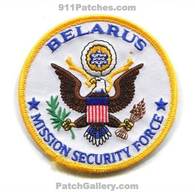 Belarus Mission Security Force Patch (Belarus)
Scan By: PatchGallery.com
