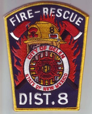 Belen Fire Rescue Dist 8 (New Mexico)
Thanks to Dave Slade for this scan.
Keywords: district city of