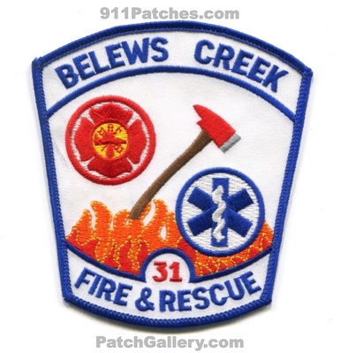 Belews Creek Fire Rescue Department 31 Patch (North Carolina)
Scan By: PatchGallery.com
Keywords: & and dept.